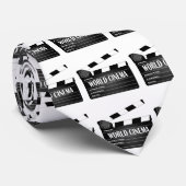 World Cinema Movie Clapperboard Stropdas (Opgerold)