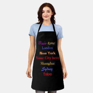 World Cities en je City All-over Print Apron Schort