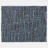 World Cities fleece deken (Voorkant (Horizontaal))