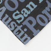 World Cities fleece deken (Hoek)