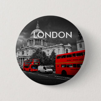 World Cities - London Ronde Button 5,7 Cm