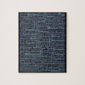 World Cities puzzel Legpuzzel (Verticaal)