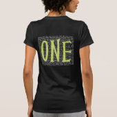 World Citizen T-shirt (groen) (Achterkant)