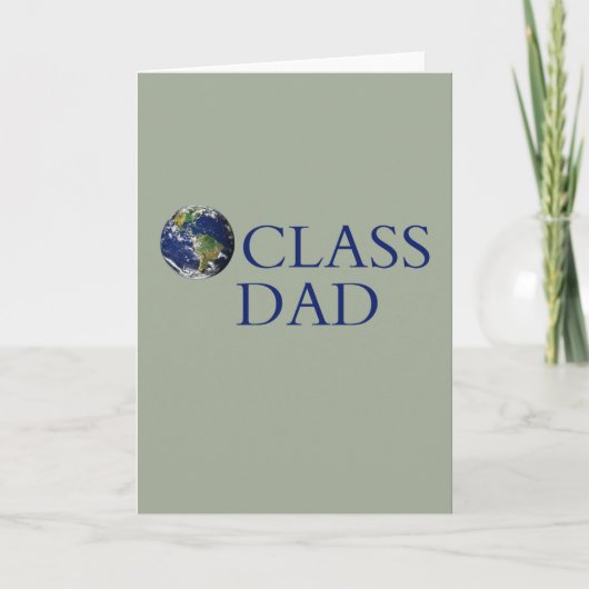 World Class Dad Feestdagen Kaart (Voorkant)