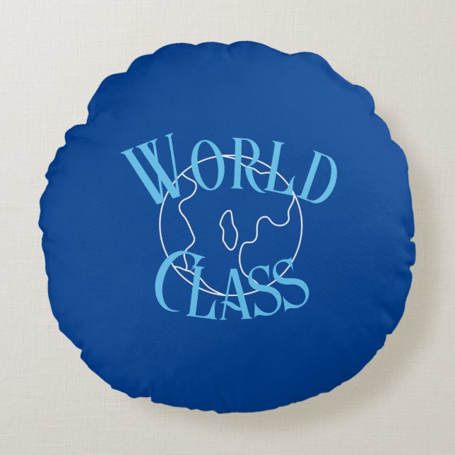 World Class Round Pillow Rond Kussen (Voorkant)