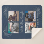 World-Class Snuggler aangepaste foto Sherpa Deken (Voorkant (horizontaal))