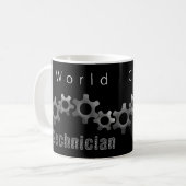World Class Technician Metallic Koffiemok (Voorkant links)