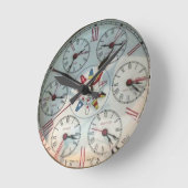 World Clock afbeelding for Round (Middelgrote) Wal Ronde Klok (Hoek)