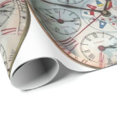 World Clock afbeelding voor wrapping-papier Cadeaupapier (Rol Hoek)