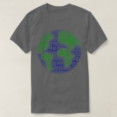 World Cloud Earth T-shirt (Design voorkant)