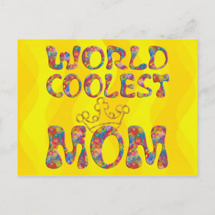 World Coudest Ma gele golven Briefkaart