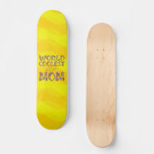World Coudest Ma | gele golven Skateboard (Voorkant)