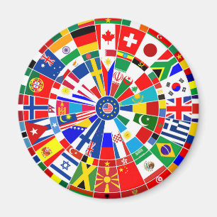 world country flag darts board game travel bulls-e magneet