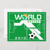 World Cup 2010 Briefkaart voetbal (Voorkant / Achterkant)