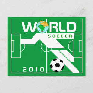 World Cup 2010 Briefkaart voetbal
