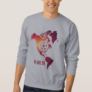 World Cup 2026 Americas Soccer Map Sweat Hoodie  Trui