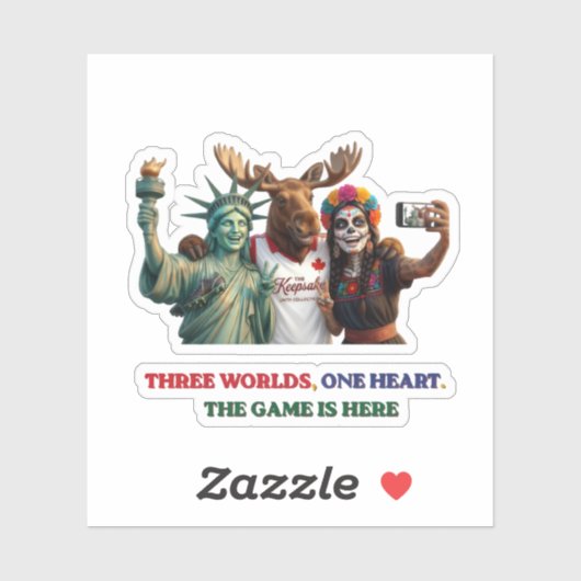 World Cup 2026 Unity Sticker (Vel)