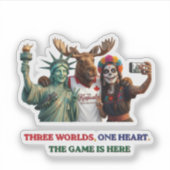 World Cup 2026 Unity Sticker (Voorkant)