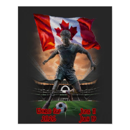 World Cup Canada on a  Perfect Poster (Voorkant)