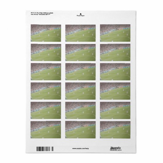 World Cup England X United States Etiket (Full Sheet)