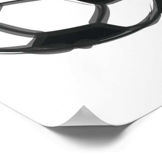 World Cup Wereldbol Poster (Hoek)