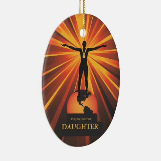 World Daughter Trophy Award - Ornament (Rechts)