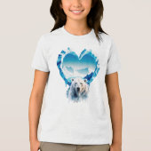World Day for Glaciers  Tri-Blend Shirt (Voorkant)