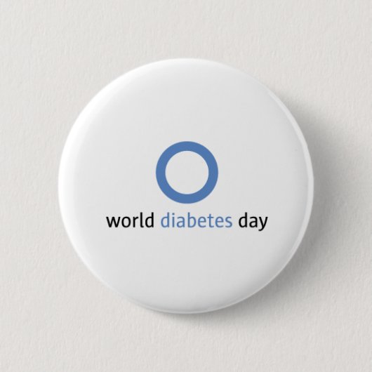 World Diabetes Day Button (Voorkant)