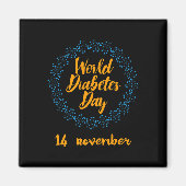 World Diabetes Day Magneet (Voorkant)