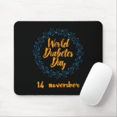 World Diabetes Day Muismat (Met muis)
