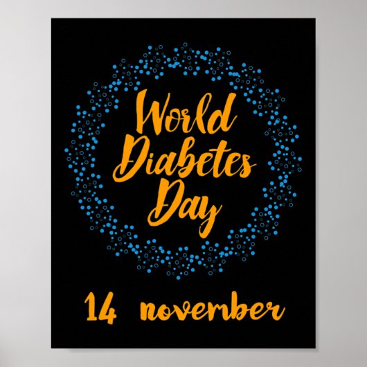 World Diabetes Day  Poster (Voorkant)