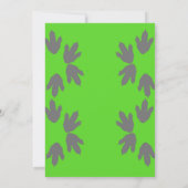 World Dinosaur Park Birthday Invitation Dinosaur Kaart (Achterkant)
