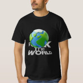 World Domination in Progress 🌍 T-shirt (Voorkant)