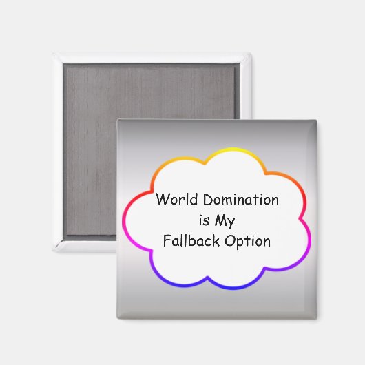 World Domination Magnet (Voorkant / Achterkant)