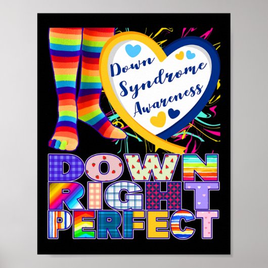 World Down Syndrome Awareness Day Rock Your Socks Poster (Voorkant)