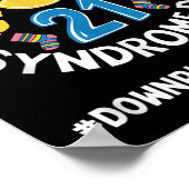 World Down Syndrome Day 321 Awareness Support Mann Poster (Hoek)