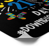 World Down Syndrome Day 321 Awareness Support Mann Poster (Hoek)