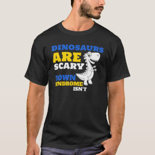 World Down Syndrome Day Awareness Kinder Dinosaurs T-shirt