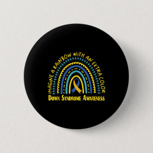 World Down Syndrome Day Awareness National T21 Mon Ronde Button 5,7 Cm