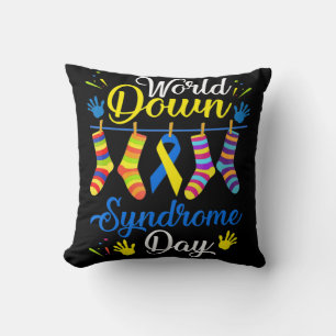 World Down Syndrome Day Awareness Socks 21 maart Kussen