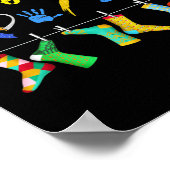 World Down Syndrome Day Awareness Socks 21 maart Poster (Hoek)