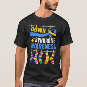 World Down Syndrome Day Awareness Socks 21 maart T-shirt