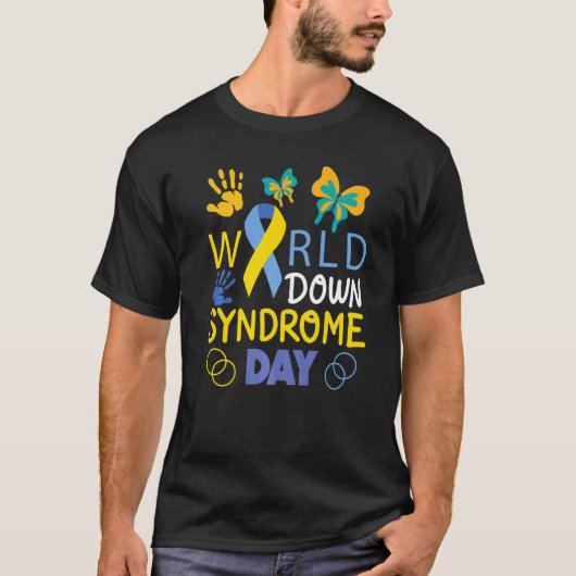 World Down Syndrome Day Awareness Socks Apparel 21 T-shirt (Voorkant)