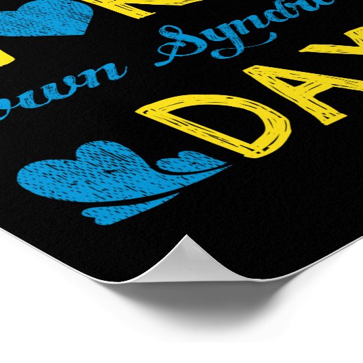 World Down Syndrome Day Awareness Socks Poster (Hoek)