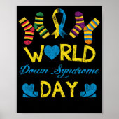 World Down Syndrome Day Awareness Socks Poster (Voorkant)