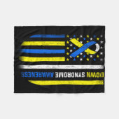 World Down Syndrome Day, Down Syndrome Awareness Fleece Deken (Voorkant (Horizontaal))
