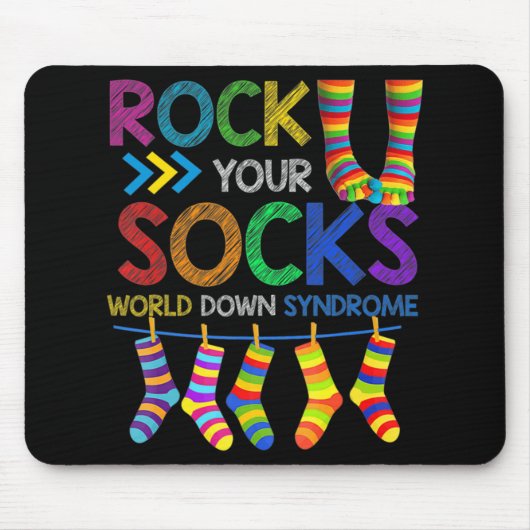 World Down Syndrome Day Rock Your Soceness Muismat (Voorkant)
