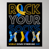 World Down Syndrome Day Rock Your Soceness Poster (Voorkant)