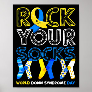 World Down Syndrome Day Rock Your Soceness Poster