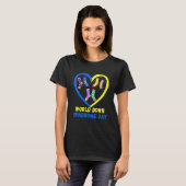 World Down Syndrome Day Rock Your Soceness T-shirt (Voorkant volledig)